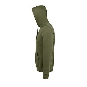 Mikina s kapucí SOLS SNAKE, vojenská zelená tmavá, 3XL