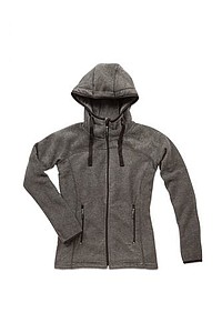 Mikina STEDMAN ACTIVE POWER FLEECE JACKET WOMEN antracitový melír L - mikina s vlastním potiskem