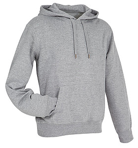 Mikina STEDMAN ACTIVE SWEAT HOODY MEN tmavě šedý melír M - potisk mikin