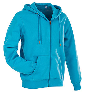Mikina STEDMAN ACTIVE SWEATJACKET MEN tyrkysově modrá XL