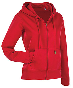 Mikina STEDMAN ACTIVE SWEATJACKET WOMEN červená M