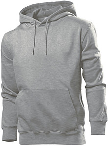 Mikina STEDMAN HOODED SWEATSHIRT tmavě šedý melír S