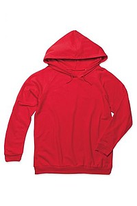 Mikina STEDMAN HOODED SWEATSHIRT UNISEX červená XL