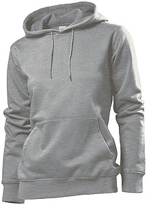 Mikina STEDMAN HOODED SWEATSHIRT WOMEN tmavě šedý melír XL