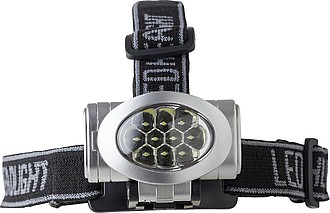MINERVA Čelovka s 8 LED svetlami