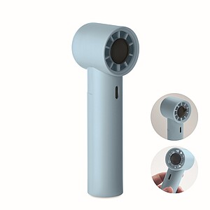Mini ruční vysokorychlostní ventilátor, jemně modrá