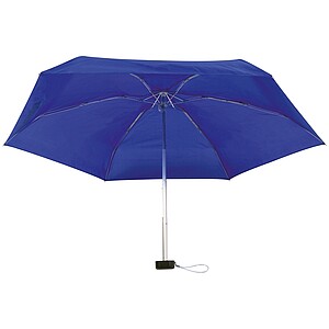 Mini skládací manuální deštník, pr. 92cm, v pouzdře, modrý