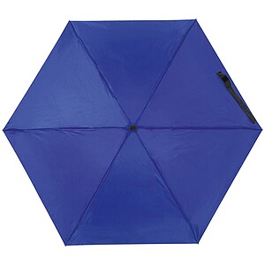 Mini skládací manuální deštník, pr. 92cm, v pouzdře, modrý