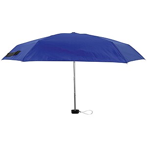Mini skládací manuální deštník, pr. 92cm, v pouzdře, modrý