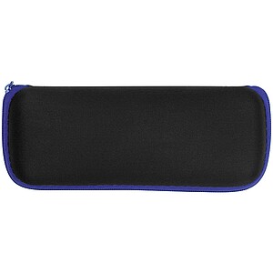 Mini skládací manuální deštník, pr. 92cm, v pouzdře, modrý