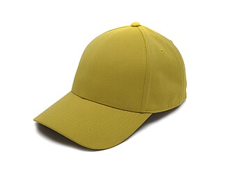 Moderná šesťpanelová šiltovka, zelenožltá