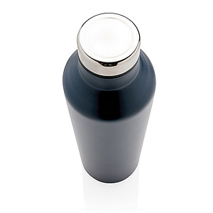 Moderní nerezová termo láhev 500 ml, modrá
