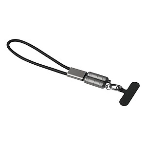 MONCALIER Multifunkční 65W nabíjecí a datový kabel, černá/šedá
