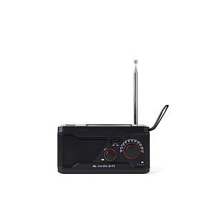 Multifunkční rádio Nordic Drift Titan IPX4 4000mAh, černá