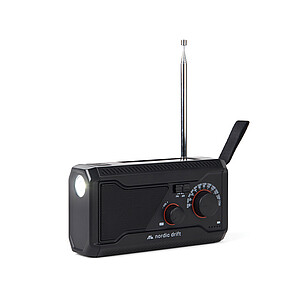 Multifunkční rádio Nordic Drift Titan IPX4 4000mAh, černá