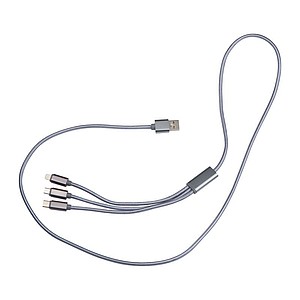 Nabíjací kábel 4v1, koncovky USB, Micro USB, USB-C a lightning
