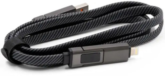 Nabíjací kábel BrandCharger, gun metal