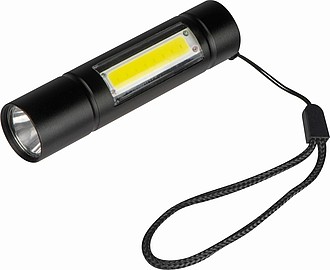 Nabíjacia baterka s LED aj COB svetlom