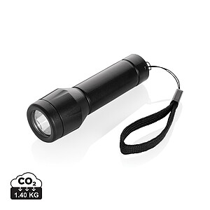 Nabíjateľná USB baterka, čierna