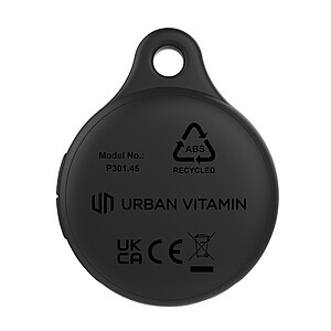 Nabíjateľný duálny lokalizátor predmetov Urban Vit. Aptos, čierna