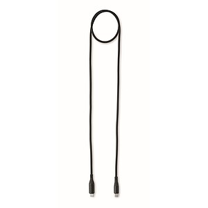 Nabíjecí 100W kabel type-C, černá