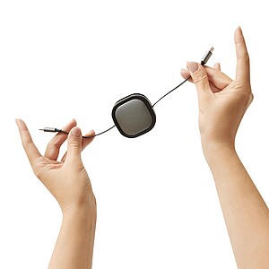 Nabíjecí a datový kabel, černá