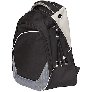 Nabíjecí kabel 4v1 z recyklovaného hliníku s klíčenkou, černá