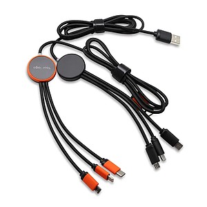 Nabíjecí kabel 5v1 se svítícím logem