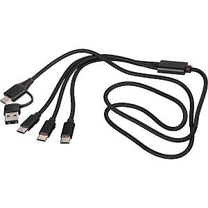 Nabíjecí kabel 6v1, černá