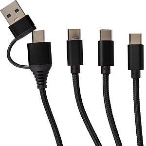 Nabíjecí kabel 6v1, černá