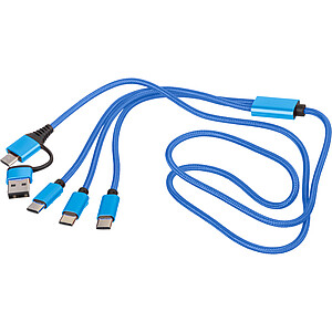 Nabíjecí kabel 6v1, kobaltově modrá