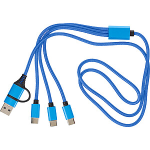 Nabíjecí kabel 6v1, kobaltově modrá