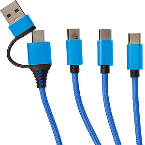 Nabíjecí kabel 6v1, kobaltově modrá