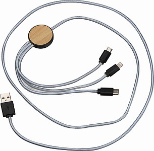 Nabíjecí kabel se 4 koncovkami - reklamní předměty