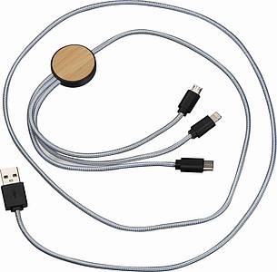 Nabíjecí kabel se 4 koncovkami