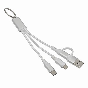 Nabíjecí kabel, stříbrná