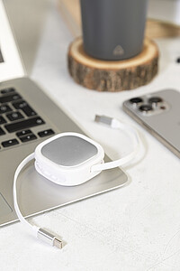 Nabíjecí kabel USB-C 60W, bílá