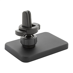 Nabíječka s držákem na mobil do auta, černá