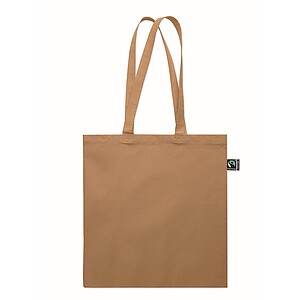 Nákupná taška, Fairtrade 180g, tmavo béžová