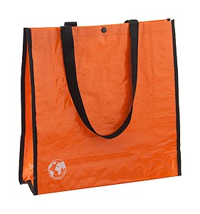 Nákupná taška z recyklovaného materiálu, oranžová