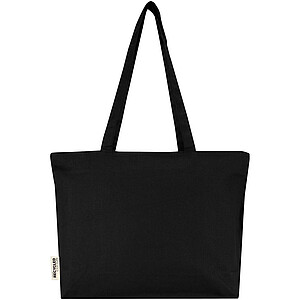 Nákupní 320 g/m2 taška na zip Ningbo, černá
