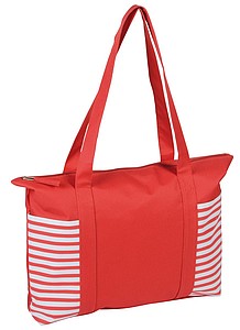 Nákupní taška na zip, oranžová