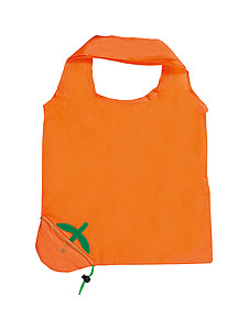 Nákupní taška skládací do tvaru ovoce, oranžová