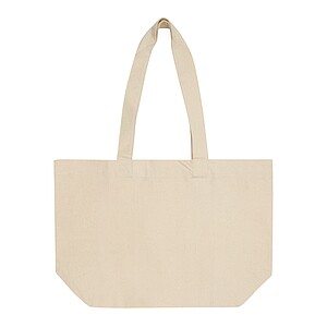 Nákupní taška z bavlněného plátna, béžová