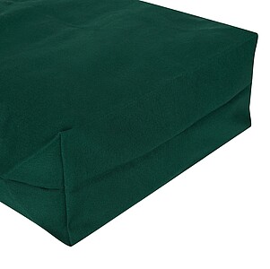 Nákupní taška z bavlněného plátna, tmavě zelená