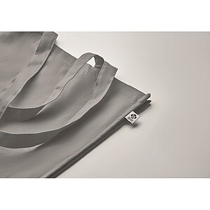 Nákupní taška z organické bavlny, šedá