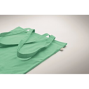 Nákupní taška z recyklované bavlny, zelená