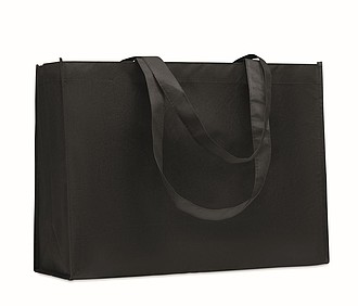Nákupní taška z RPET netkané textilie, černá - taška s vlastním potiskem