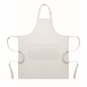 Nastavitelná kuchyňská zástěra, bílá
