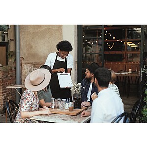 Nastavitelná kuchyňská zástěra, černá